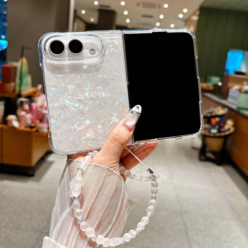 Camera Wrist Strap - Casing Ponsel Keras dengan Motif Kerang