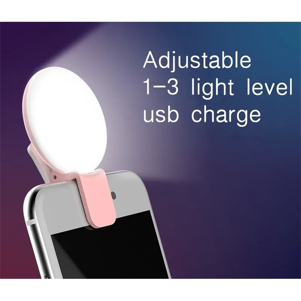Lampu Cincin LED Mini Portabel - Photography Videos Free ulasan dan harga