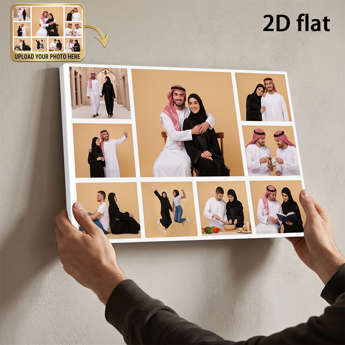 Seni Dinding Kolase Foto 9-Gri - Photographic Memory ulasan dan harga